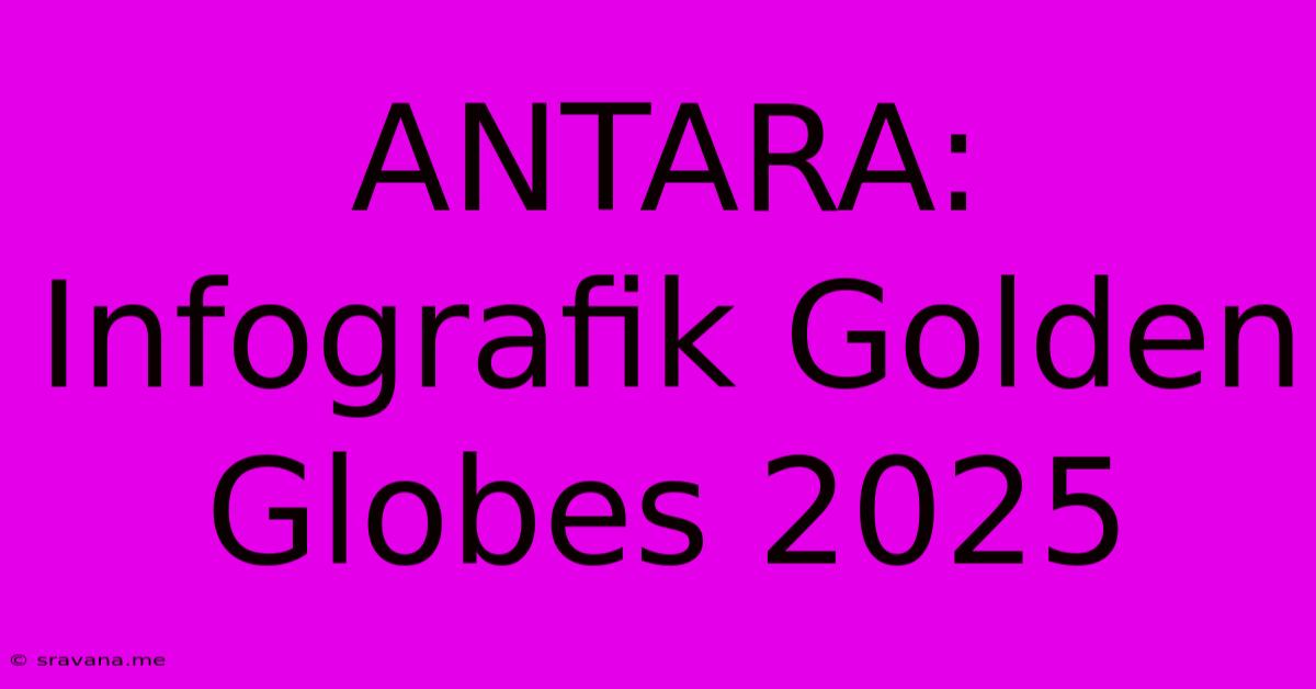 ANTARA: Infografik Golden Globes 2025