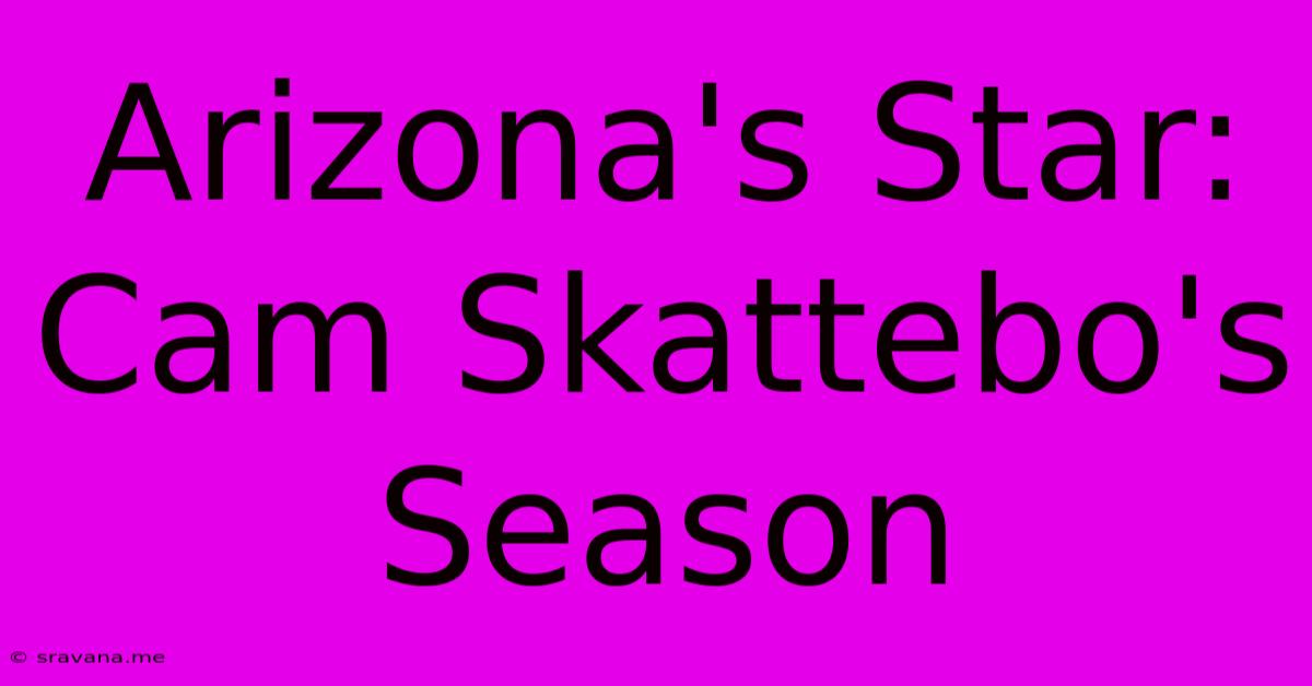 Arizona's Star: Cam Skattebo's Season