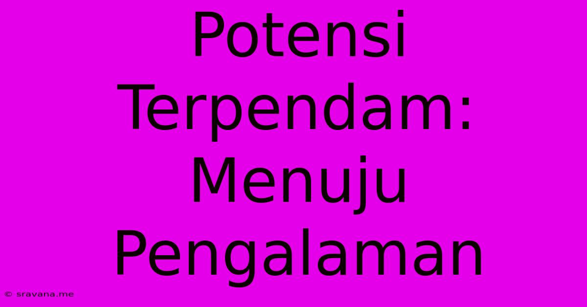 Potensi Terpendam: Menuju Pengalaman