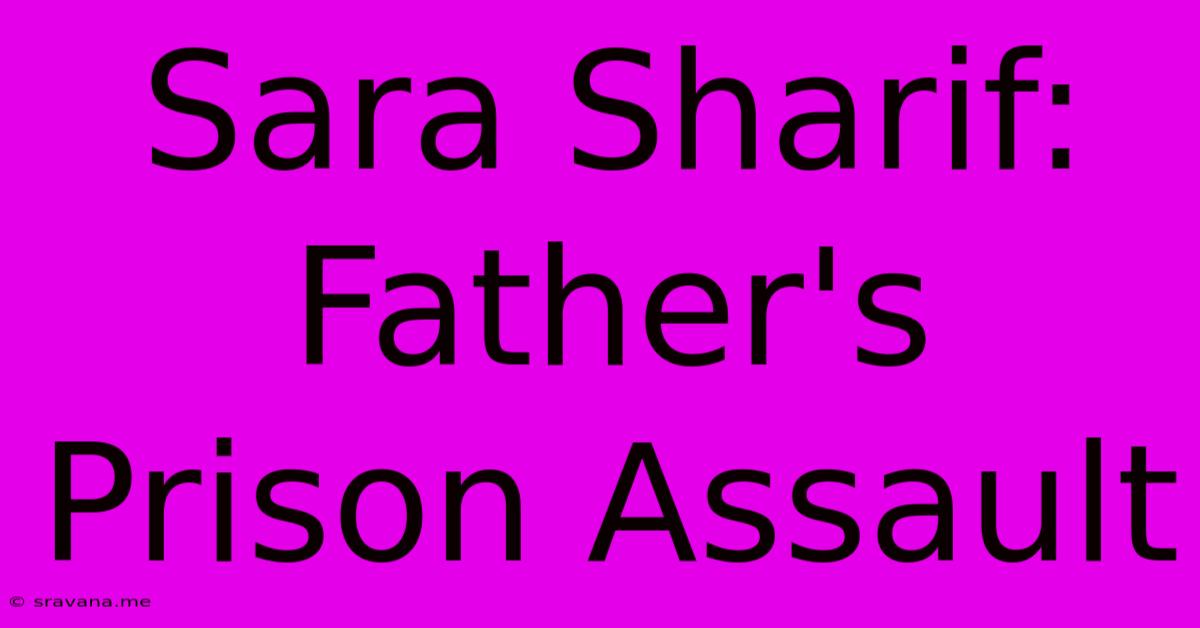 Sara Sharif: Father's Prison Assault