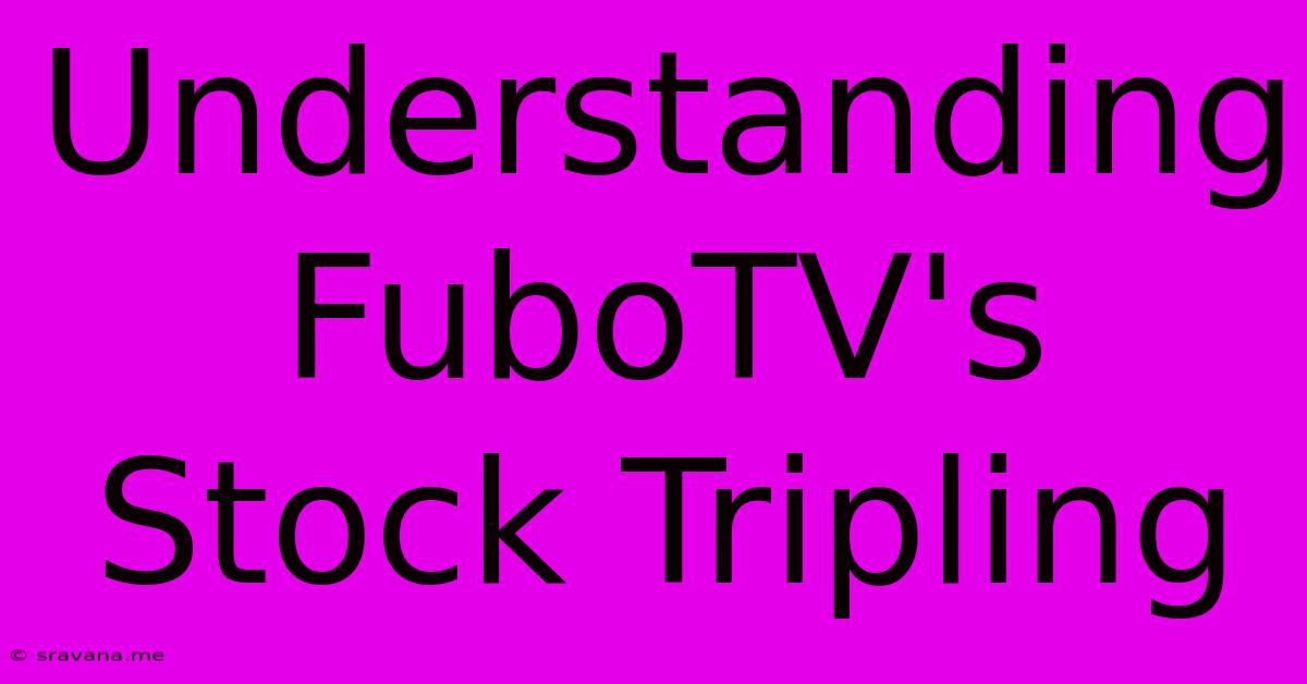 Understanding FuboTV's Stock Tripling